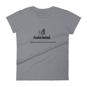 FaroBoss Lady: Be in The Driver's Seat - Women's short sleeve t-shirt