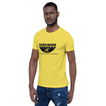 Load image into Gallery viewer, Faroboss Half logo: Lead Yourself First - Short Sleeve Unisex T-Shirt
