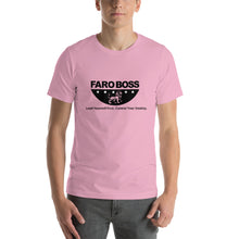 Load image into Gallery viewer, FaroBoss Half logo: Lead Yourself First - Short-Sleeve Unisex T-Shirt