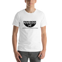 Load image into Gallery viewer, FaroBoss Half logo: Lead Yourself First - Short-Sleeve Unisex T-Shirt