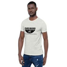 Load image into Gallery viewer, Faroboss Half logo: Lead Yourself First - Short Sleeve Unisex T-Shirt