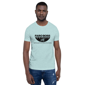 Faroboss Half logo: Lead Yourself First - Short Sleeve Unisex T-Shirt