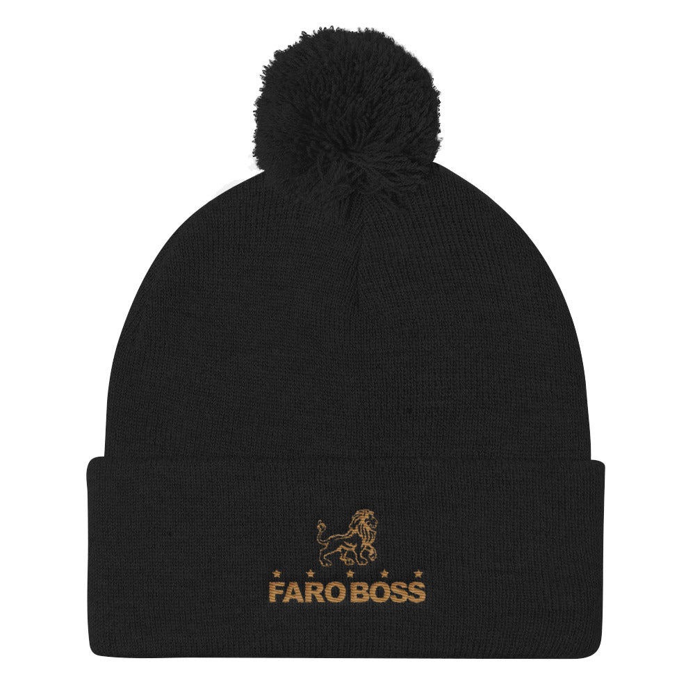 Faroboss - Pom Pom Knit Cap