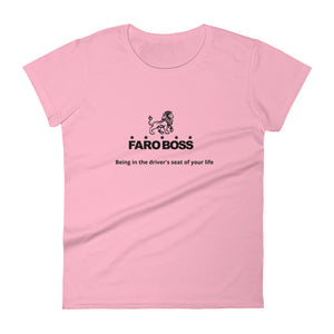 FaroBoss Lady: Be in The Driver's Seat - Women's short sleeve t-shirt