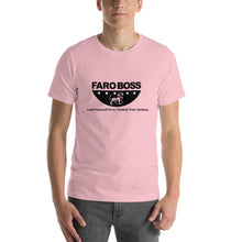 Load image into Gallery viewer, FaroBoss Half logo: Lead Yourself First - Short-Sleeve Unisex T-Shirt