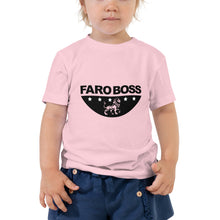 Load image into Gallery viewer, FaroBoss Half logo - Toddler Short Sleeve Tee