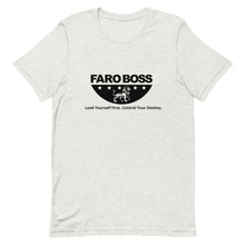 Load image into Gallery viewer, FaroBoss Half logo: Lead Yourself First - Short-Sleeve Unisex T-Shirt