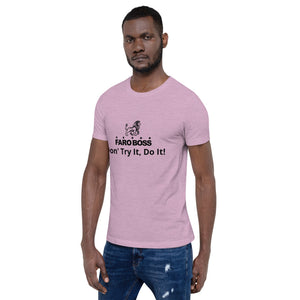 Faroboss: Don't Try It, Do It! - Short sleeve t-shirt