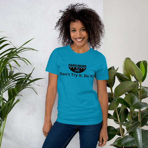 Don't try Half  Logo - Short-Sleeve Unisex T-Shirt